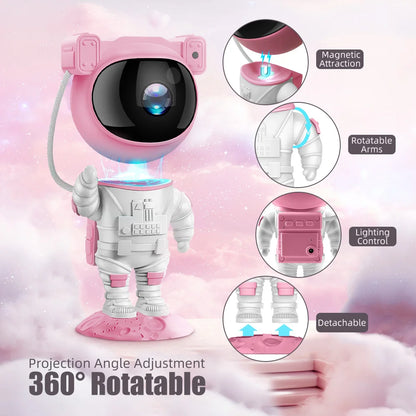 Astronaut Galaxy Projector LED Starry Nebula Lamp