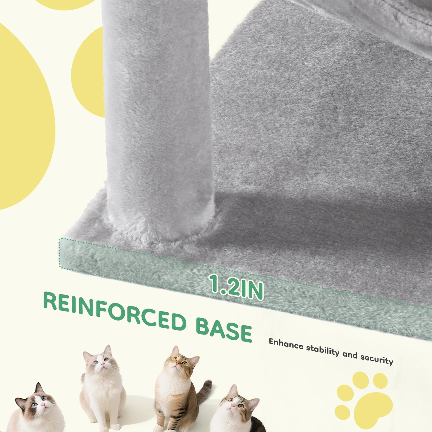 Tall Multi-Cat Climbing Cat Tree Tower