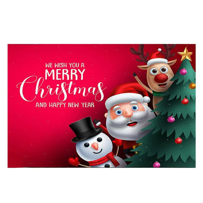 Santa Claus Welcome Mat Non Slip Rug