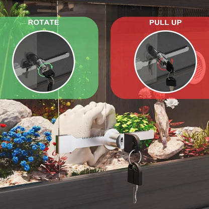 30 Gallon Reptile Terrarium with Adjustable Stand