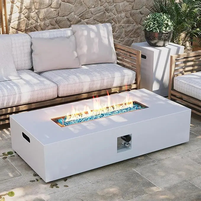 56" Outdoor Propane Gas Fire Pit Table