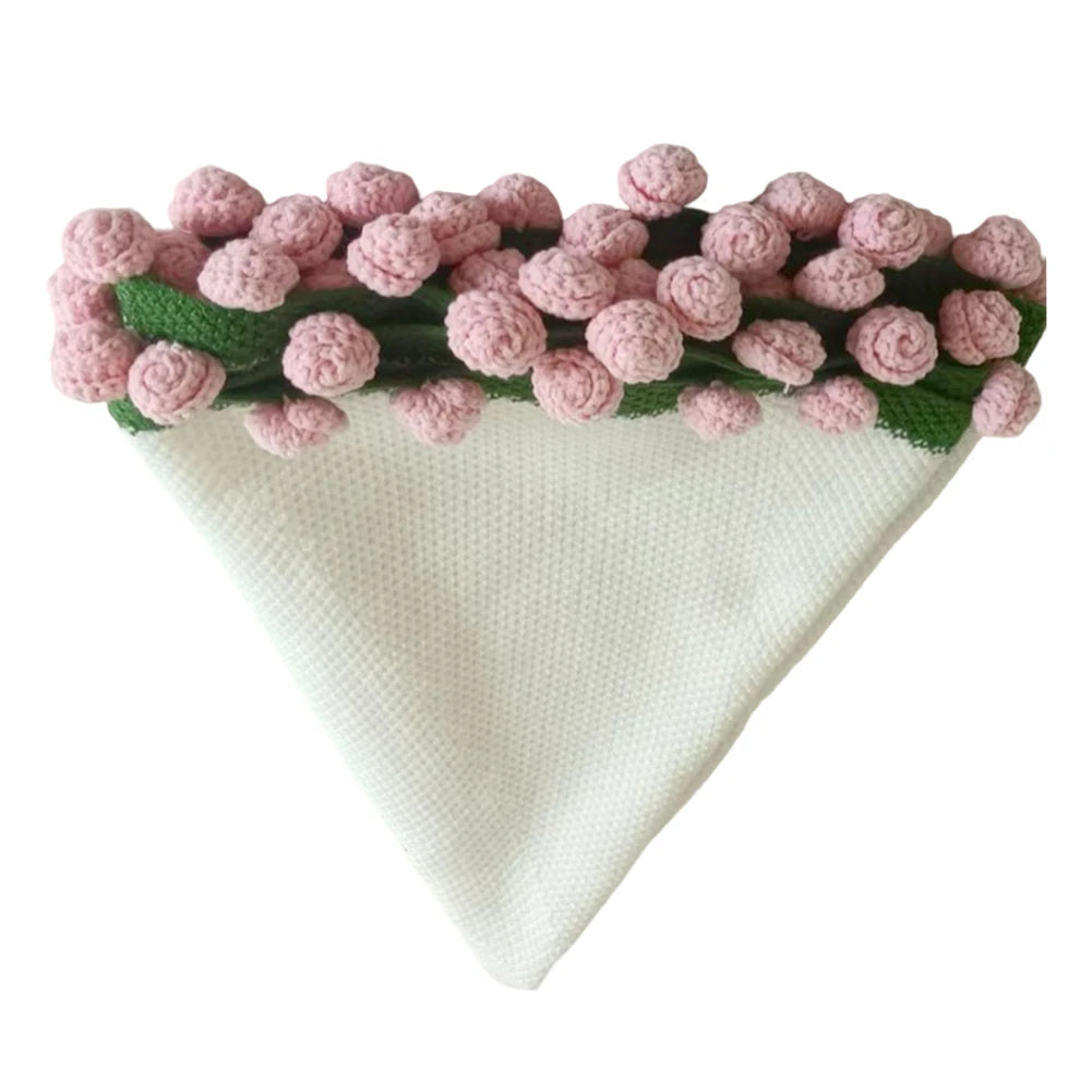 DIY Crochet Blanket for Bouquet of Roses