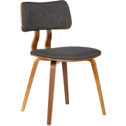 Charcoal Upholstered Dining Chair, 20"x18"x29"