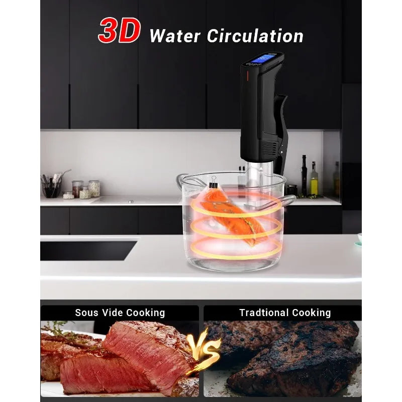Cooker Immersion Circulator,14 Preset APP Recipes