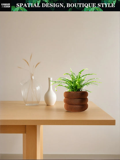 Modern Minimalist 3D Printed Plant Pot Biodegradable