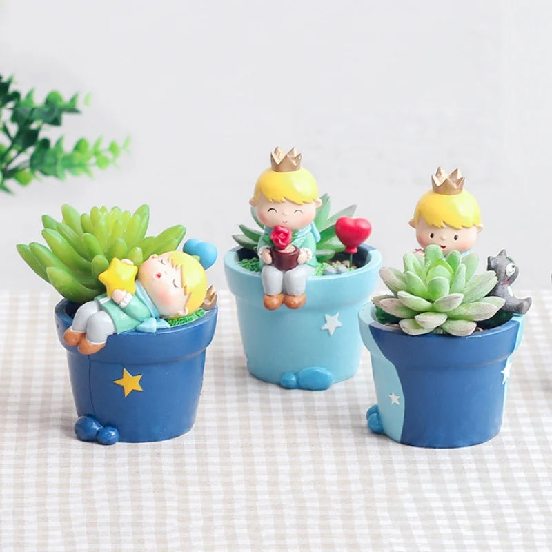 Cute Succulent Pots Small Resin Flower Planter