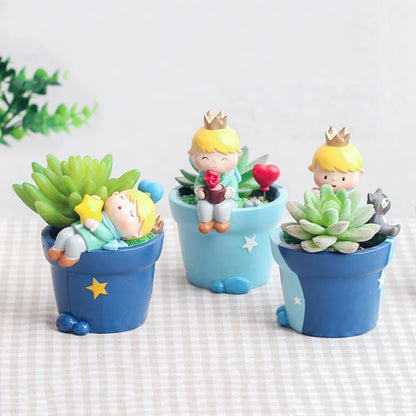 Cute Succulent Pots Small Resin Flower Planter
