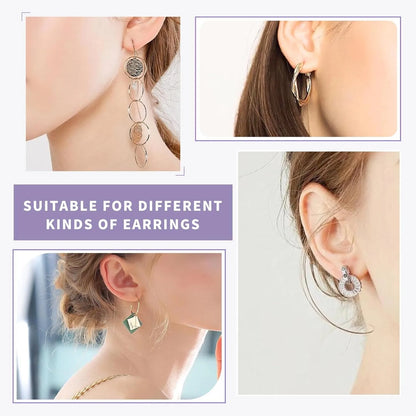 Clear Soft Silicone Rubber Earring Safety Stopper