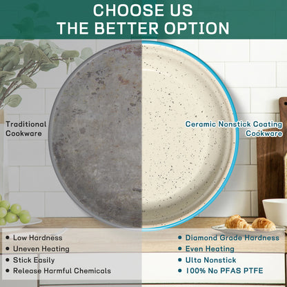 Outdoor 13-Piece Luxury Non-Stick Cookware Set