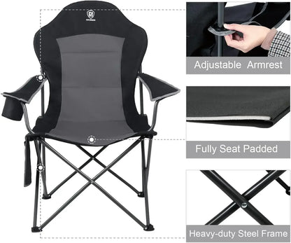 Sturdy Folding Lightweight Oversized Lawn Chairs