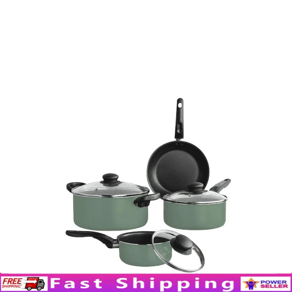 Nonstick Cookware Set Lightweight Aluminum Pots Pans