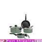 Nonstick Cookware Set Lightweight Aluminum Pots Pans
