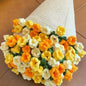 DIY Crochet Blanket for Bouquet of Roses