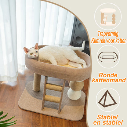 Large Indoor Cat Climbing Frame Tower Bed