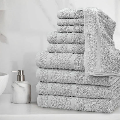 10 Piece Towel Set with Upgraded Softness & Durability