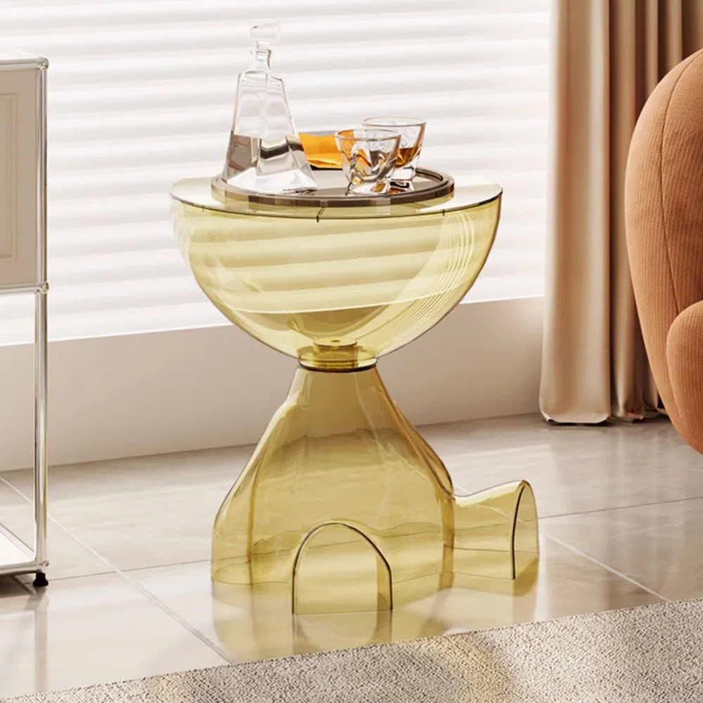 Transparent Advanced Small Flat Head Coffee Table