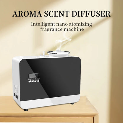 Aroma Diffuser Connected to HVAC Essential Oil Bottle
