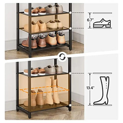 Elegant Reliable Shoe Storage Stand with Shelves
