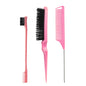 3pcs Double Sided Edge Hair Comb Accessories