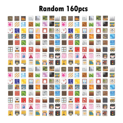 Magnetic Building Blocks for all ages 80-160Pcs