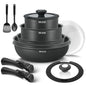 Nonstick Pots/Pans 13Pcs Induction Cookware Set