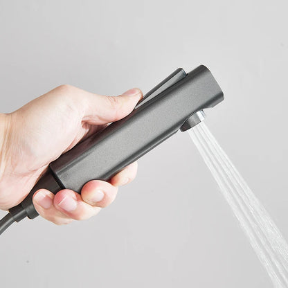 Black Smart Digital Display Shower Faucet Set