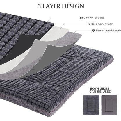 Reversible Dog Bed Mat Memory Foam Soft