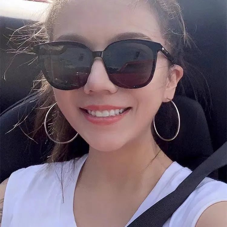 Smooth Open Hoop Earrings Stainless Steel Jewelry