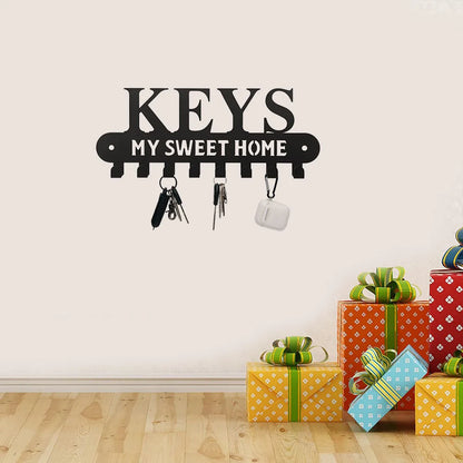 "Sweet Home" Key Holder, Coat/Storage Rack