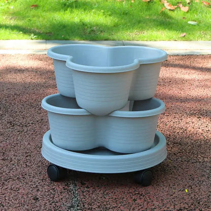 Vegetable Plastic Pot Balcony Strawberry Potted Plant