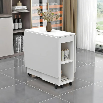 Space-Saving Folding Drop Leaf Dining Table