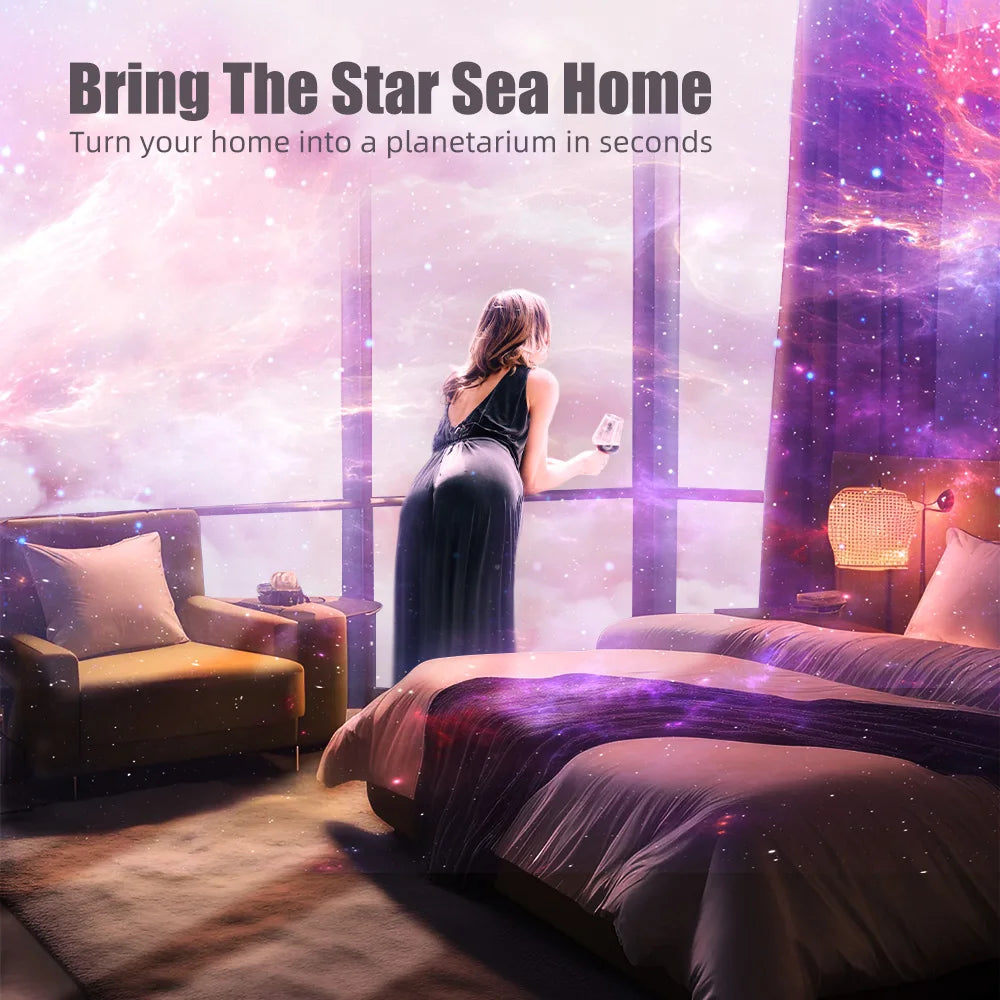 Astronaut Galaxy Projector LED Starry Nebula Lamp