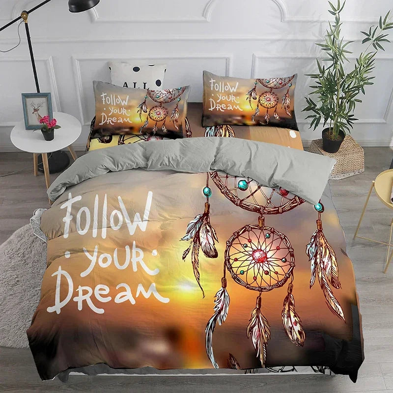 Dream Catcher Bedding Elegant Bohemian Duvet Cover