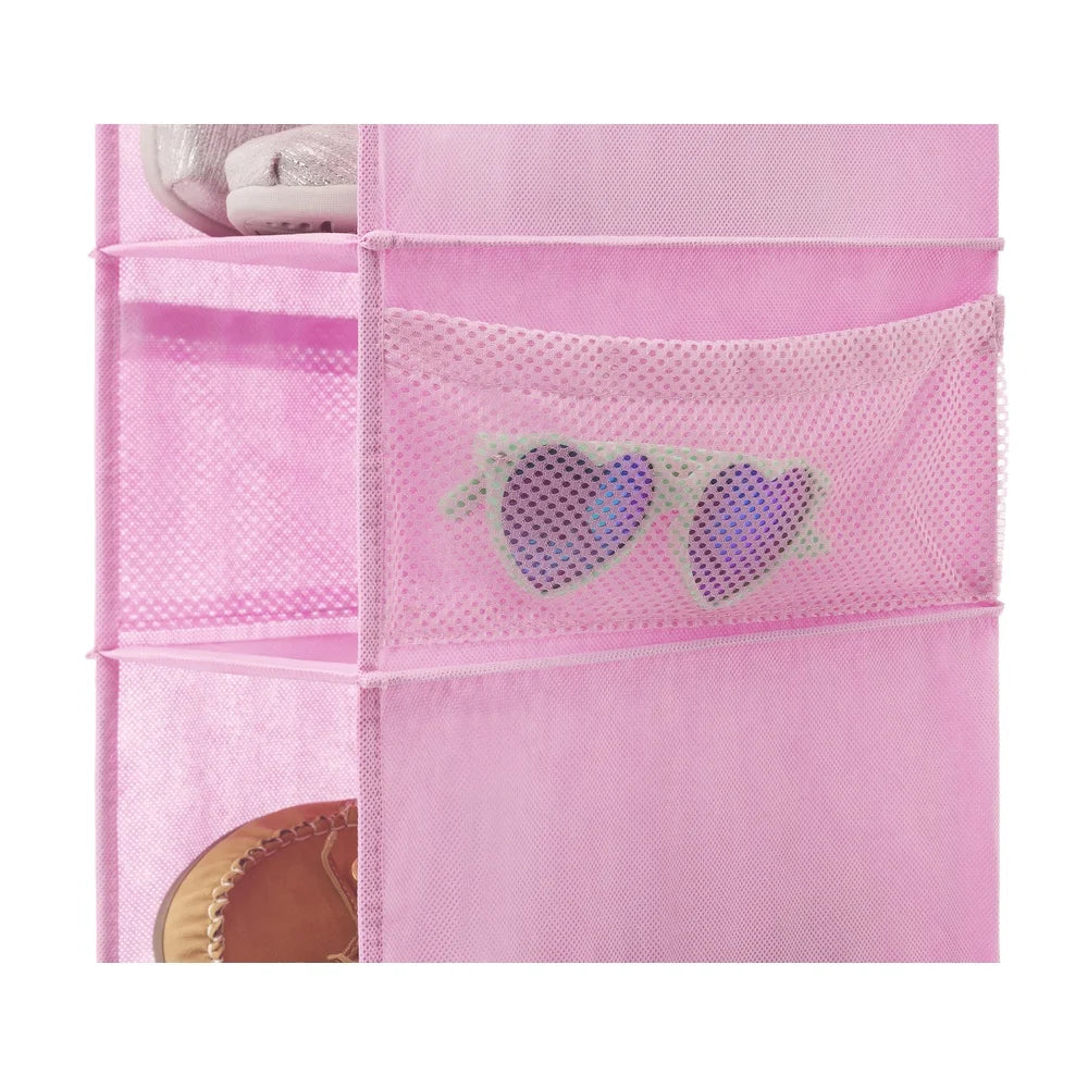 Metal Hooks10-Shelf Hanging Shoe Organizer, Heavy-duty