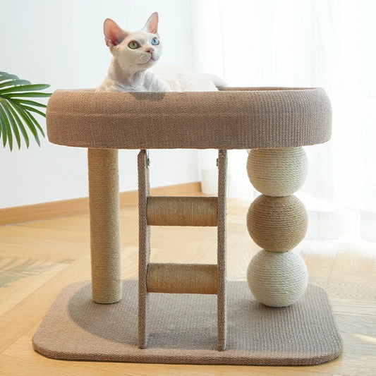 Large Indoor Cat Climbing Frame Tower Bed
