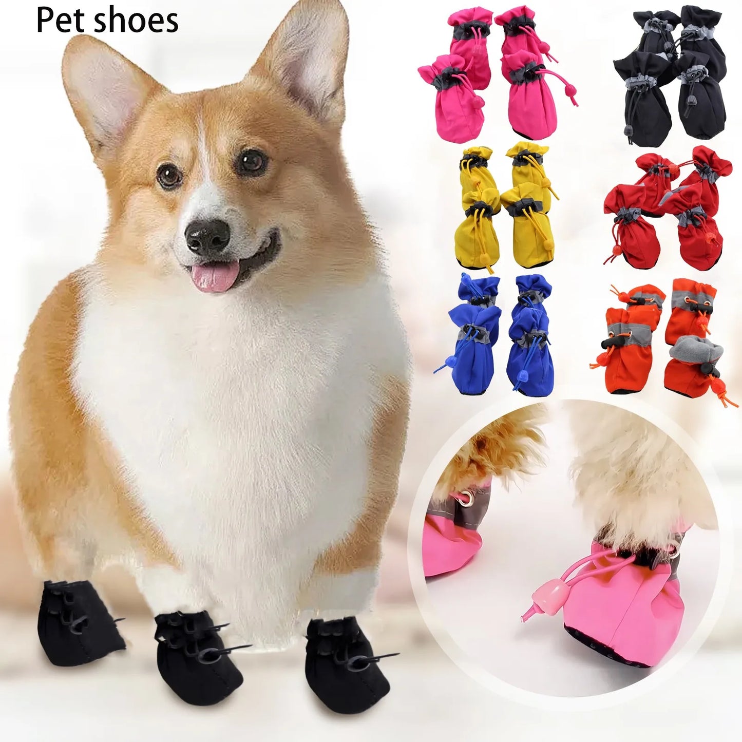 Dog Shoes That Don't Fall Off - Breathable