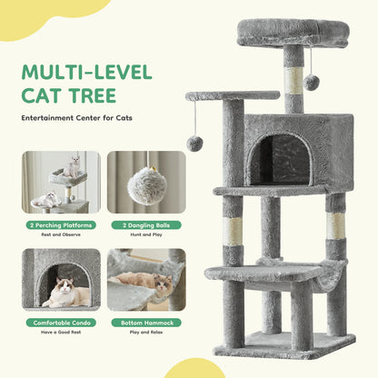 Tall Multi-Cat Climbing Cat Tree Tower