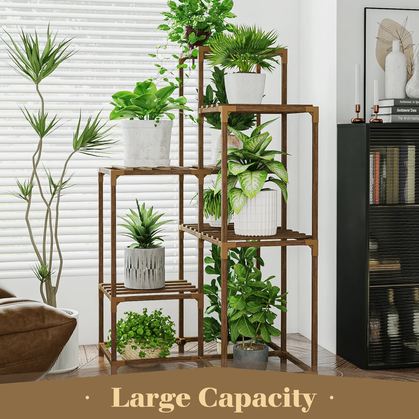 Indoor/Outdoor Plant Stand Corner Table Shelving