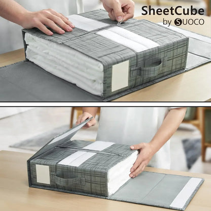 Bed Sheet Organizers and Storage 8 Pack