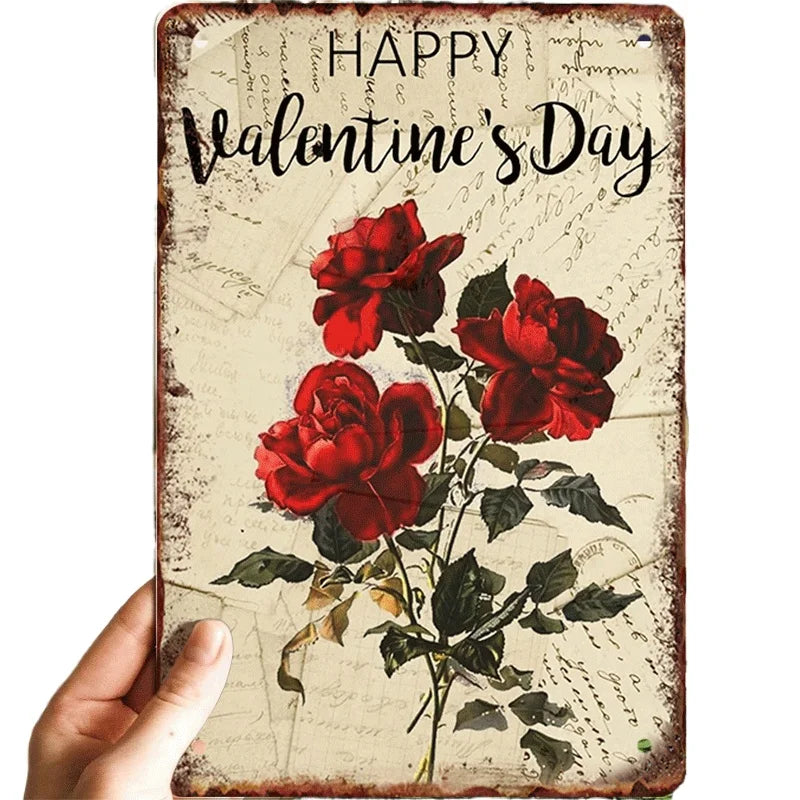 8X12 Inch Iron Wall Art Indoor Decoration