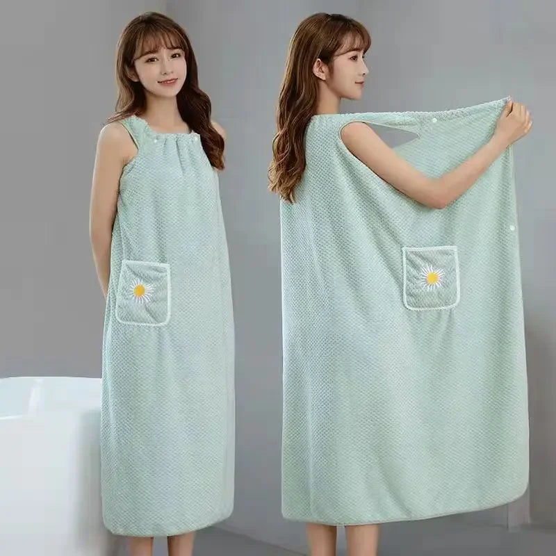 Household Women Adult Wearable Wrap Bath Towel