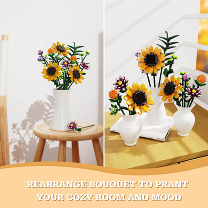 Sunflower Building Set Home Decor