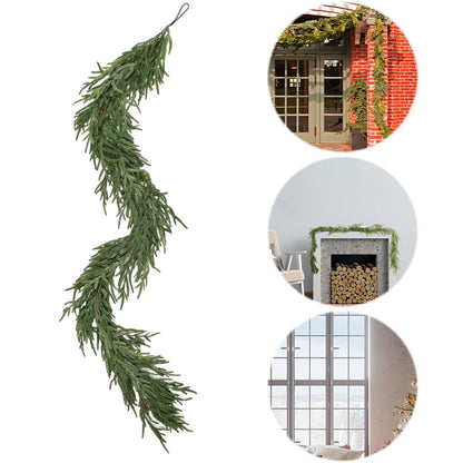 Pine Garland Real Touch Christmas Garland Greenery