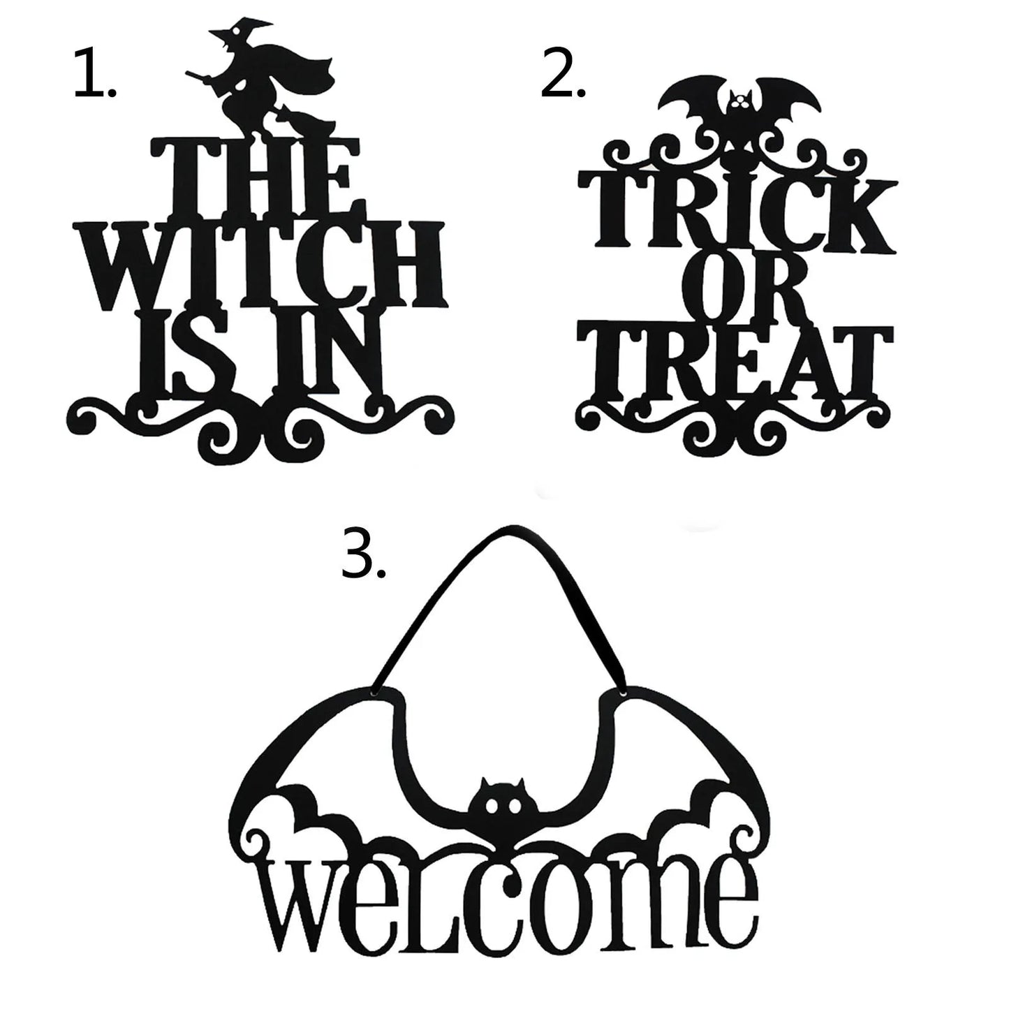 Halloween Door Hanging Decorations Unwoven Fabric