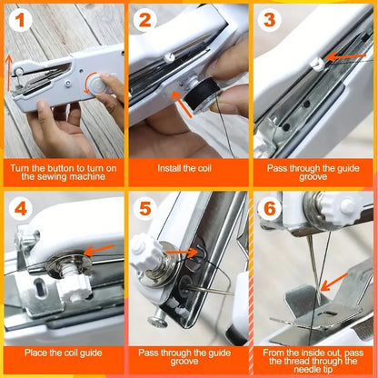 Portable Handheld Sewing Machine with Adjustable Speed