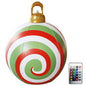 24" Inflatable Christmas Balls with Light/Remote