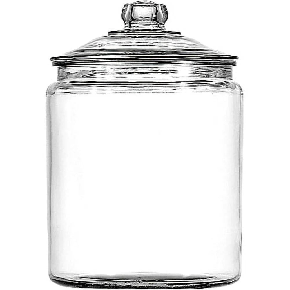 Wide Mouth Food Glass Storage Jar