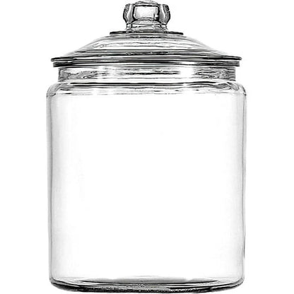 Wide Mouth Food Glass Storage Jar
