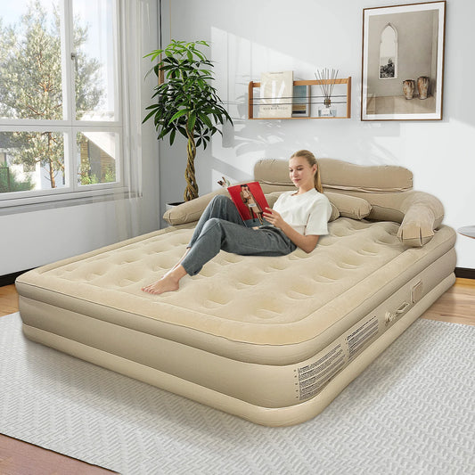 Inflatable Mattress For Home Outdoor Sleeping Bed