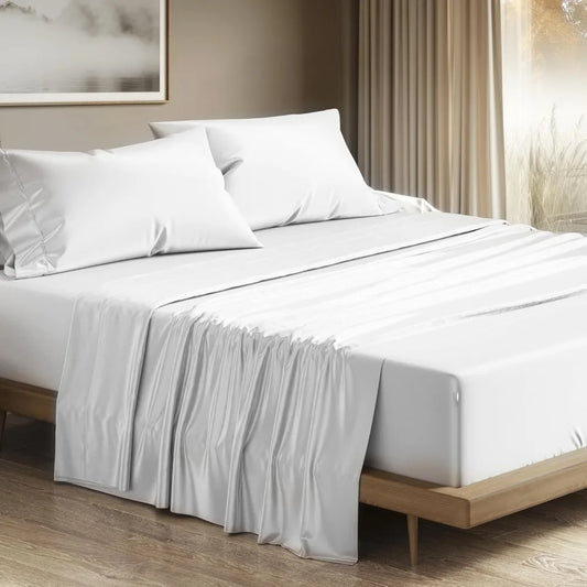 100% Egyptian Cotton Sheets Set - Luxury 1200TC